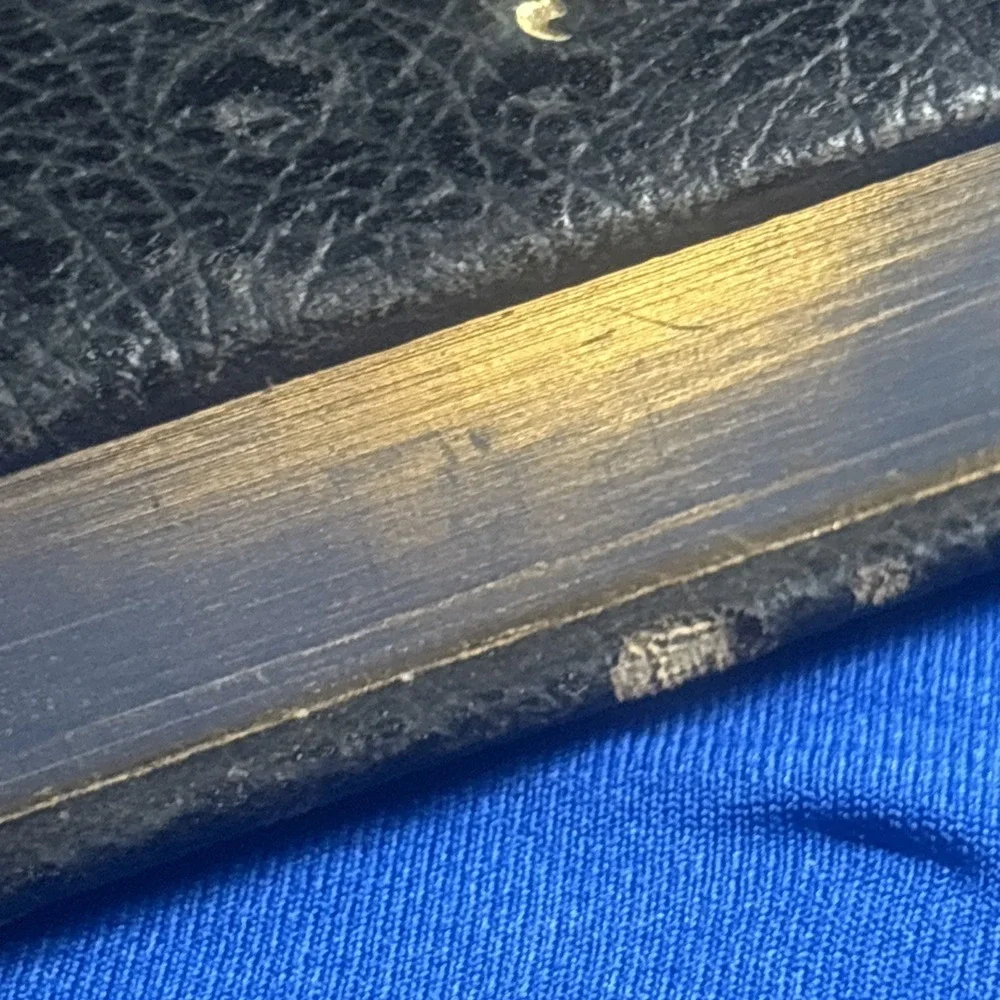 Vintage 1940s Five Year Diary Book Leather Cover Unused Antique Journal with Key